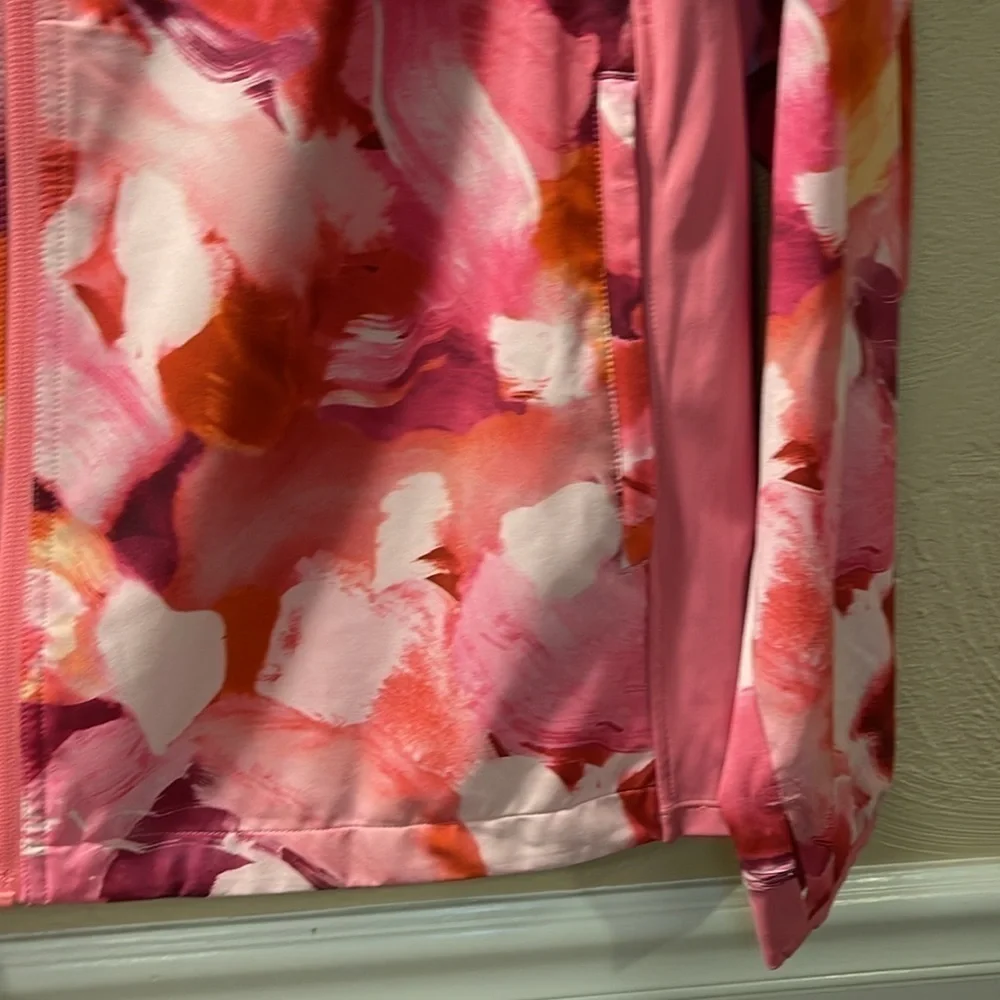 NEW ATHLETA PLUS ENERGY CORAL PINK RUN WITH IT JACKET SIZE 3X or L - Picture 6 of 9